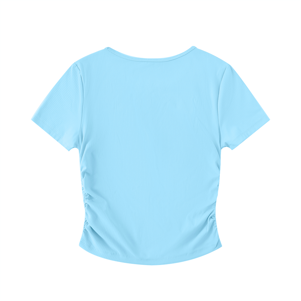 Ruched Bodycon Crop Top GG2 Equation