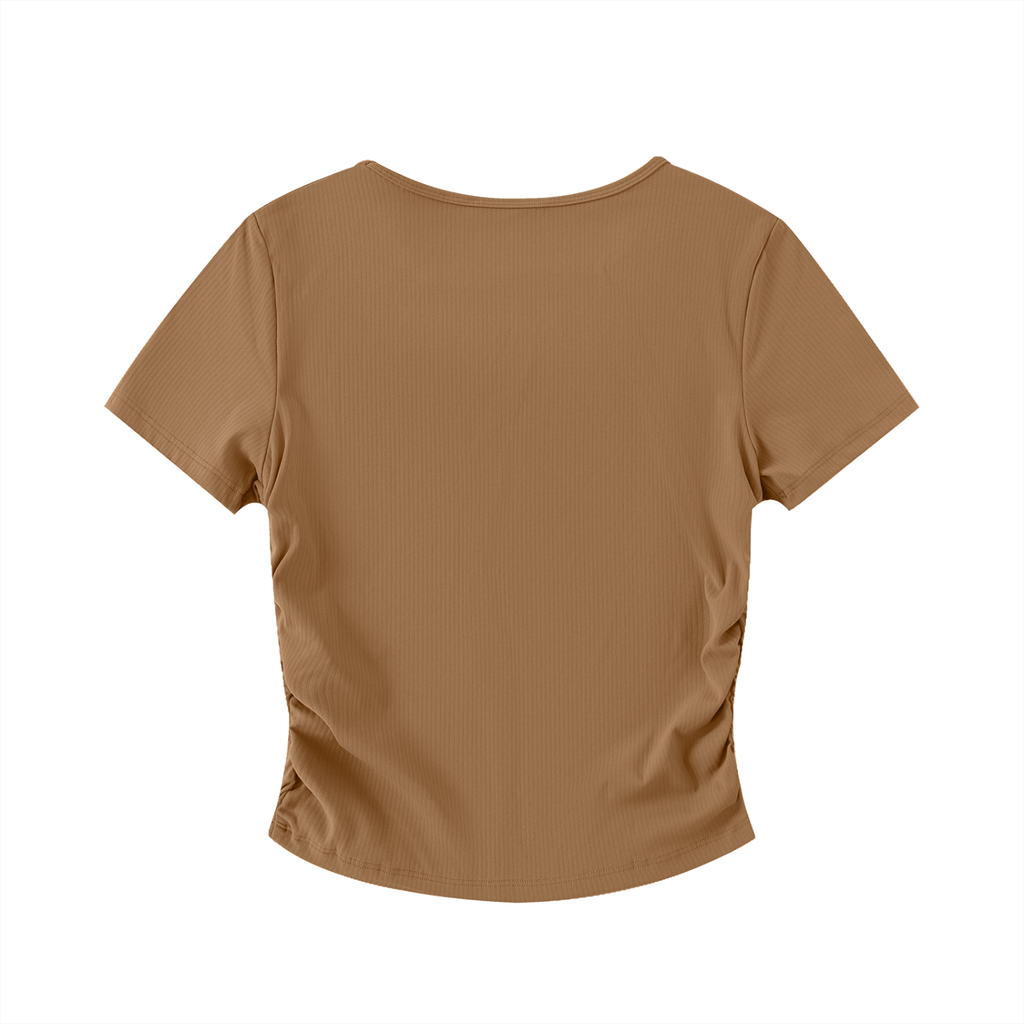 Ruched Bodycon Crop Top GG2 Equation