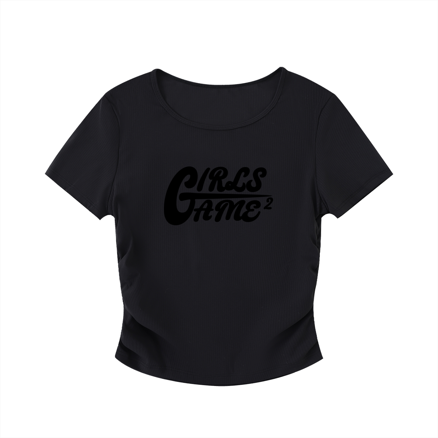 Ruched Bodycon Crop Top GG2 Equation